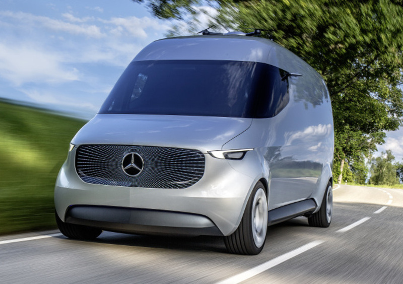 Mercedes Vision Van, la consegna si fa col drone