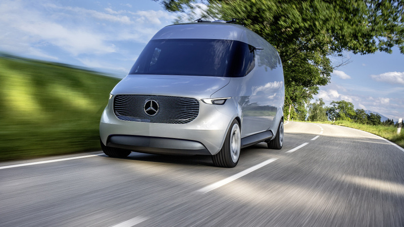 Mercedes Vision Van, la consegna si fa col drone