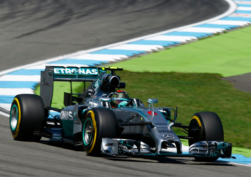 Formula 1 Germania 2014: Rosberg in pole. I veterani Raikkonen e Button eliminati in Q2