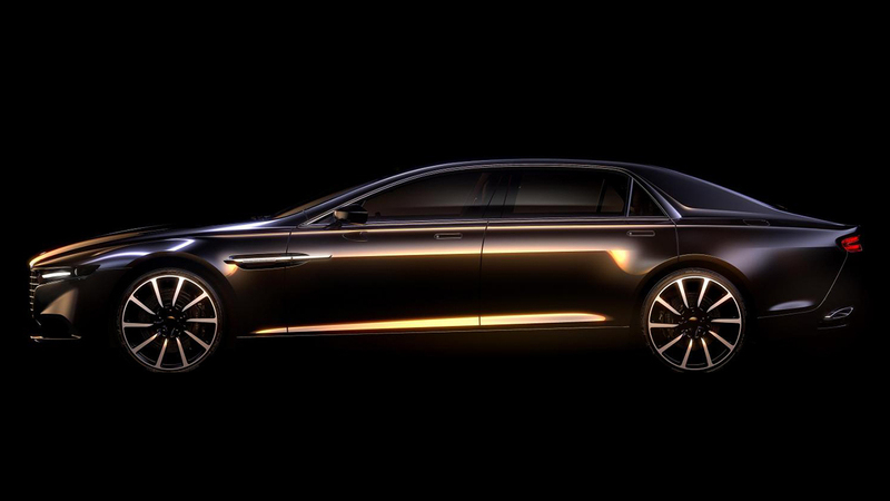 Aston Martin: primo teaser della nuova ammiraglia