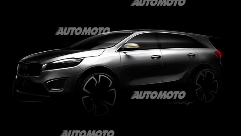 Nuova Kia Sorento: i primi teaser ufficiali ne anticipano le forme