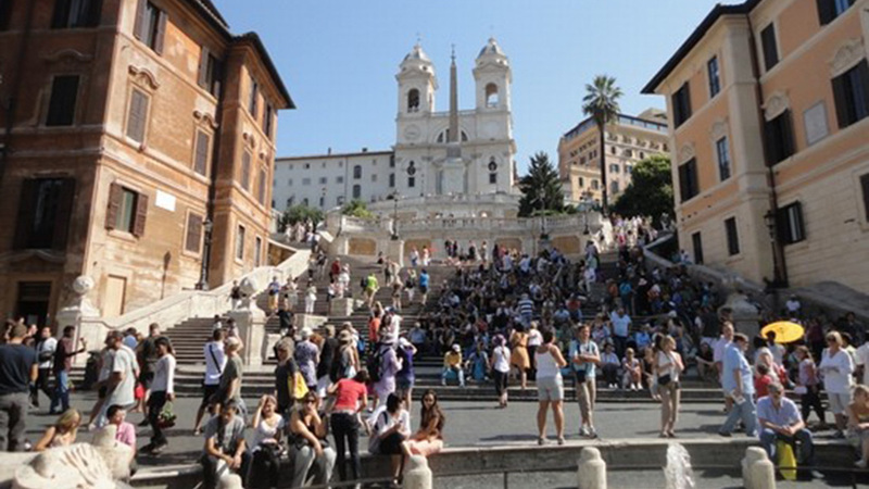 Roma: centro storico. Al via il progetto del Tridente pedonale che comprende piazza di Spagna