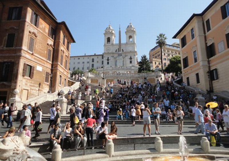 Roma: centro storico. Al via il progetto del Tridente pedonale che comprende piazza di Spagna