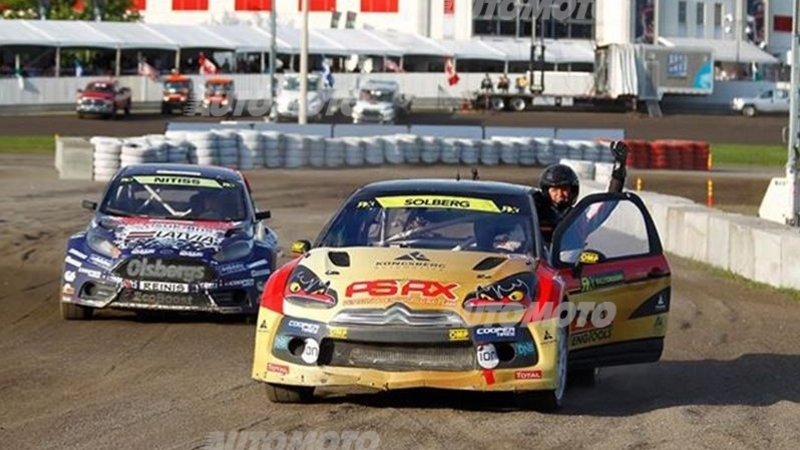 World RX. A Petter Solberg (Citroen DS3) il Rally Cross del Canada