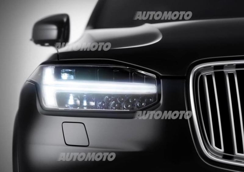 Nuova Volvo XC90: architettura modulare e luci a &quot;martello di Thor&quot;