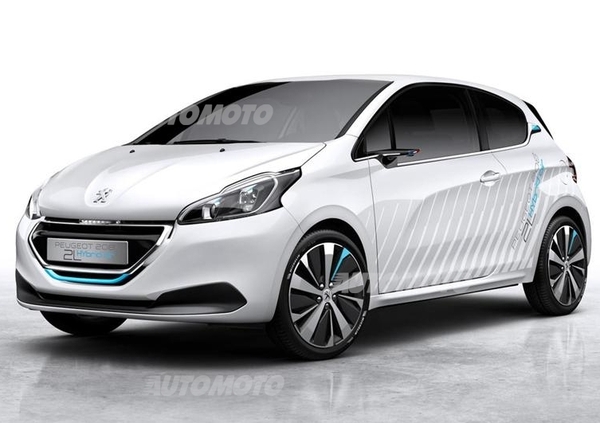 Peugeot 208 HYbrid Air 2L concept: apre la strada all'auto da 2 l/100km