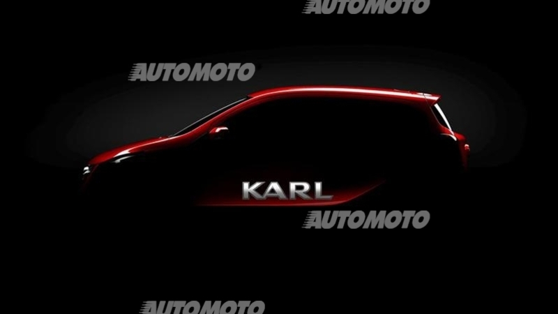 Opel Karl: prima immagine ufficiale