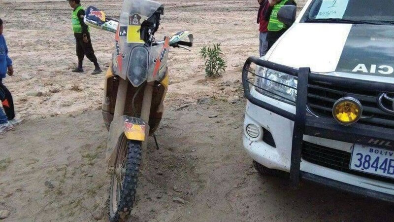 Toby Price, crisi epilettica per il campione della Dakar 2016