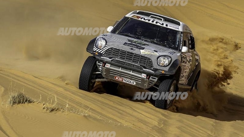 OiLibya Rally Marocco. 1a Tappa: Barreda (Honda) e Terranova (Mini)