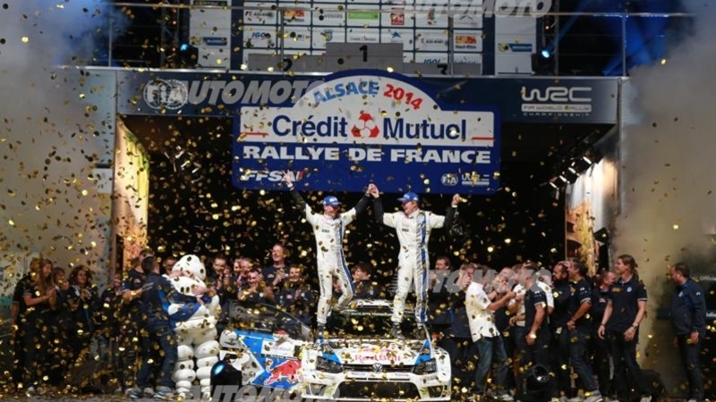 WRC Alsazia 2014: vince Latvala ma Ogier resta in testa al Mondiale