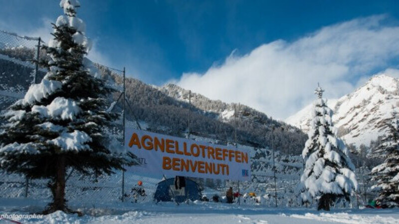 Agnellotreffen, un fine settimana tra moto e neve