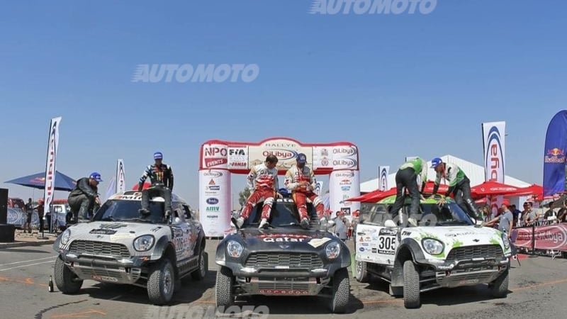 OiLibya Rally Marocco. Al-Attyah &amp; Baumel (Mini): Vittoria &amp; Spettacolo