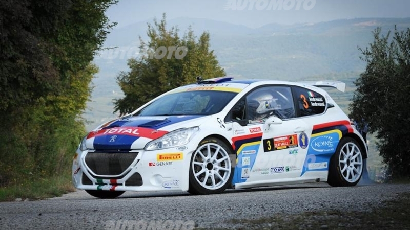 CIR 2014, 2 Valli. Andreucci (Peugeot) al comando nella prima giornata