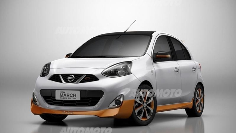 Nissan March Rio 2016 Edition: una concept per i Giochi Olimpici 2016
