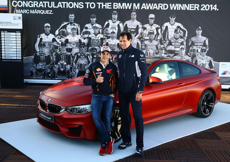 Una BMW M4 per Marc Marquez: &egrave; stato il migliore in qualifica