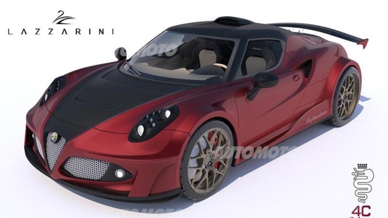 Alfa Romeo 4C Definitiva: l&#039;elaborazione estrema con un V8 Ferrari da 750 CV