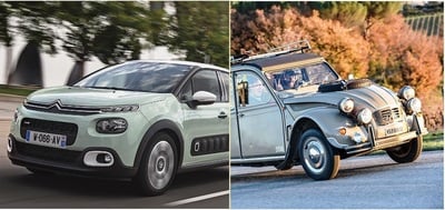 Confronto Heritage, Citroen: 2CV Vs C3