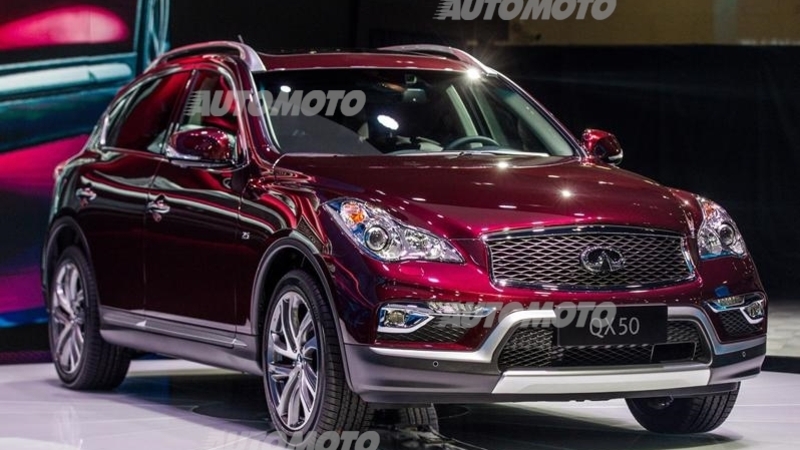 Infiniti QX50 restyling: si riparte dalla Cina