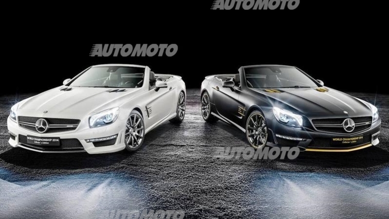 Mercedes SL 63 AMG: un&rsquo;edizione speciale per le vittorie di Hamilton e Rosberg