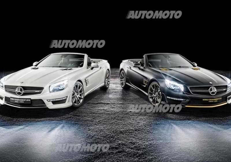 Mercedes SL 63 AMG: un&rsquo;edizione speciale per le vittorie di Hamilton e Rosberg