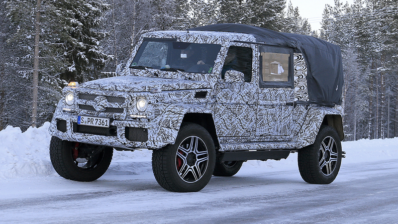 Mercedes G 500 4&times;4&sup2;: in arrivo una versione pick-up?