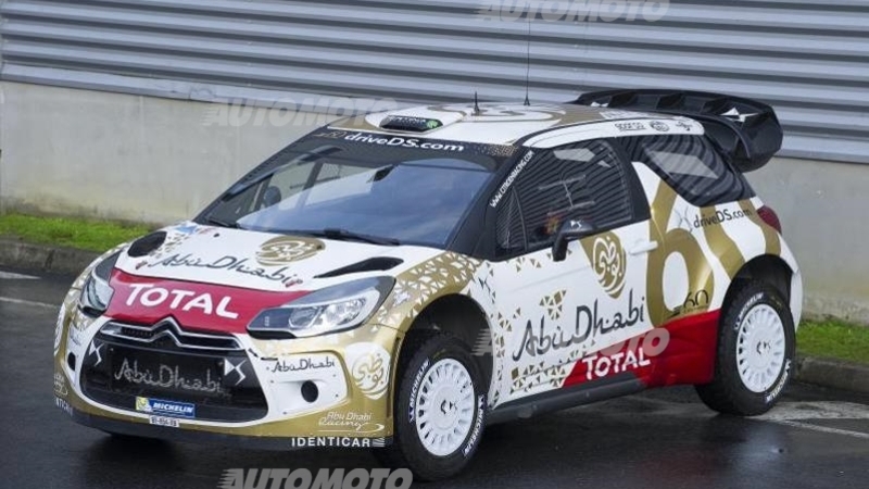 Citroen DS3 WRC 2015: festeggia i 60 anni DS