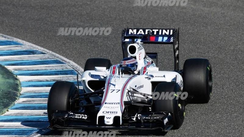 Williams FW37, le immagini della F1 2015 in diretta da Jerez