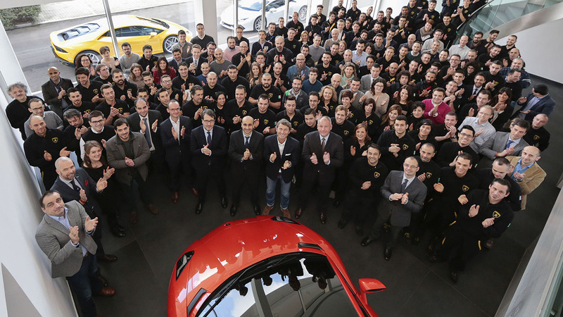 Lamborghini 2014, l &#039;anno dei record... per auto vendute e assunzioni