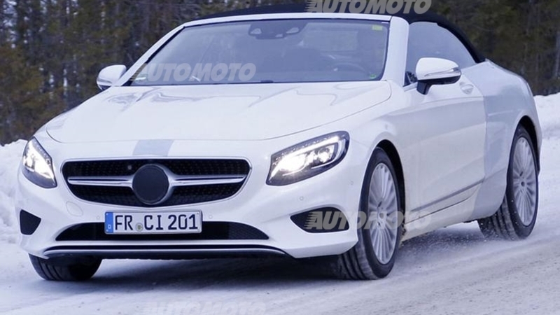 Mercedes Classe S Cabrio: nuove immagini dell&#039;ammiraglia en plein air