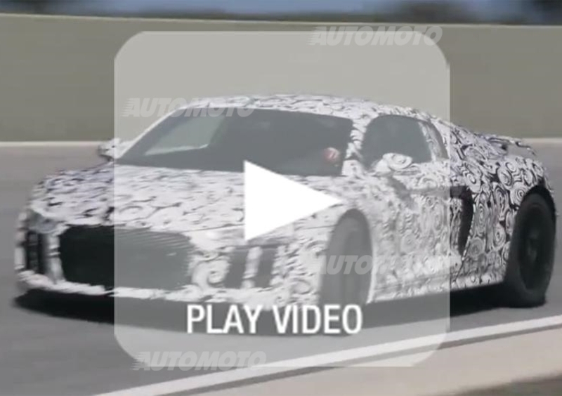 Nuova Audi R8: il muletto in azione, che sound!