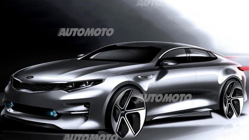 Kia Optima: un teaser anticipa la quarta generazione