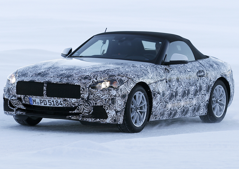 Nuova BMW Z5: nuove foto durante i test