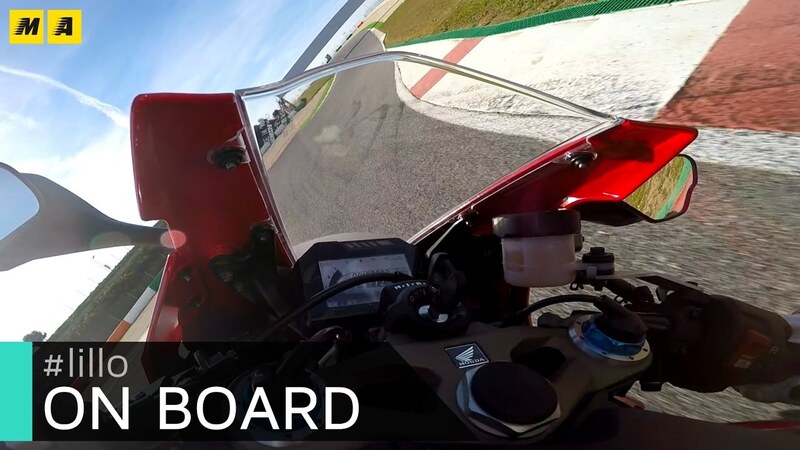 Honda Fireblade CBR 1000RR SP1 onboard a Portim&atilde;o