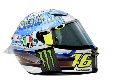 Test nella palla di neve per Rossi