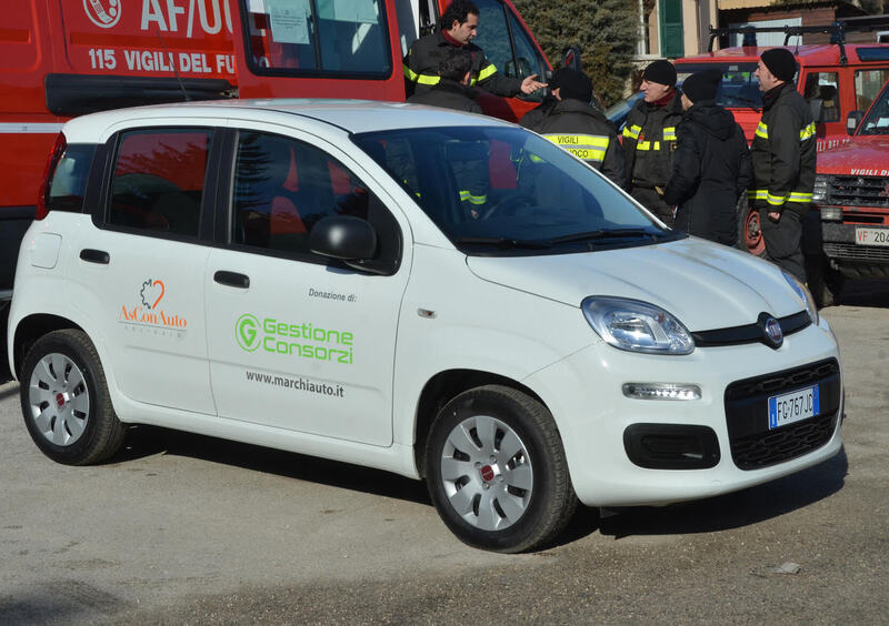 AsConAuto: una Panda per Cascia, colpita dal terremoto