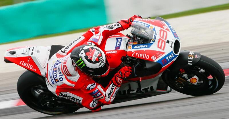  MotoGP. Ducati. Lorenzo: &ldquo;Che miglioramento!&rdquo;. Dovizioso: &ldquo;Posso giocare&rdquo;