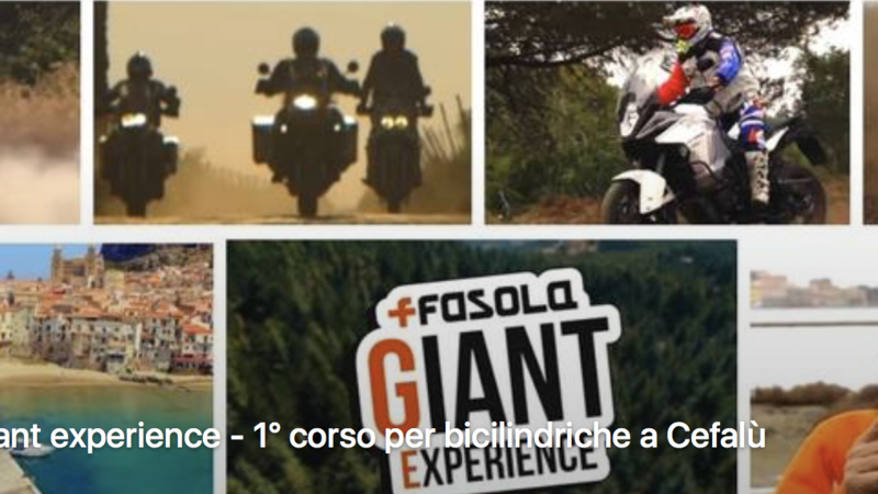 Fasola Giant Experience: primo corso per bicilindriche a Cefal&ugrave;