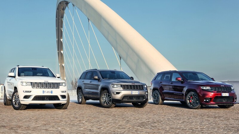 Le tre Grand Cherokee pi&ugrave; personali della nuova gamma 2017