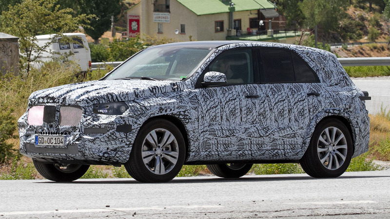 Nuova Mercedes GLE 2018: il nostro spy [Video]