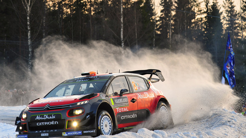 WRC 2017/Citroen. Craig Breen e Scott Martin Promossi da un Rally di Svezia Infernale