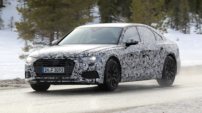 Nuova Audi A6 2018: foto dei prototipi in test