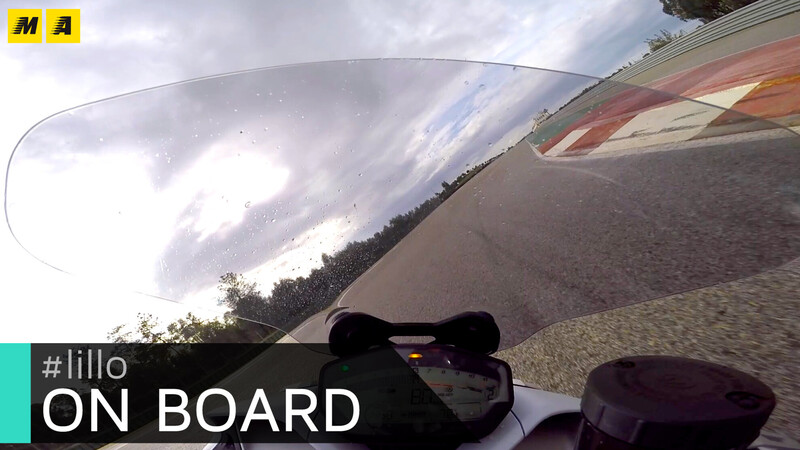 Ducati SuperSport S 939 onboard a Monteblanco