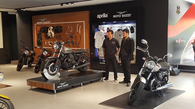 Motoplex Bangkok lancia Aprilia e Moto Guzzi