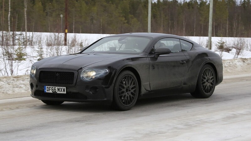 New Bentley Continental GT: spy shots