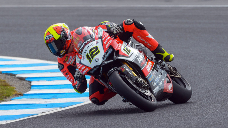 SBK Test. For&eacute;s chiude in testa la prima giornata a Phillip Island