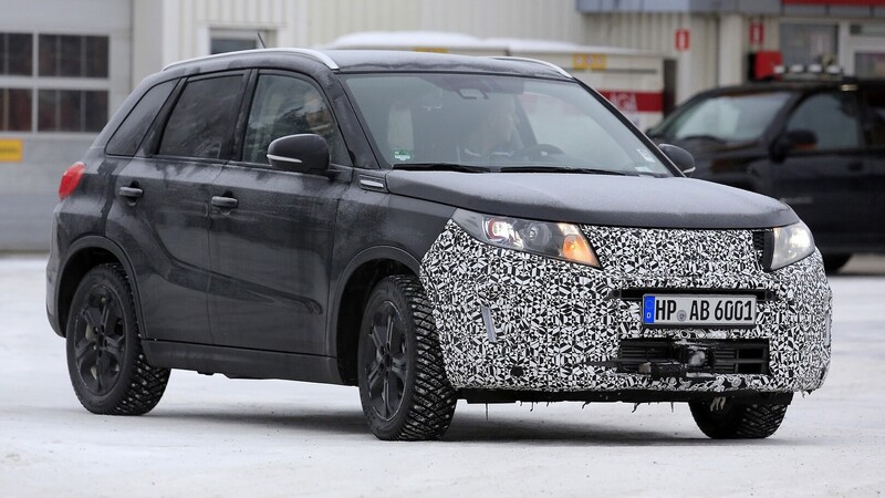 Suzuki Vitara Facelift: scatti del muletto in test