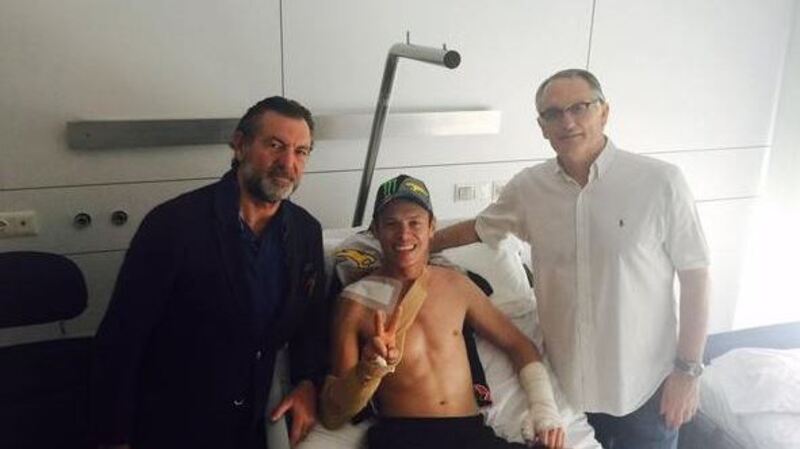 Moto2. Clavicola fratturata per Tito Rabat