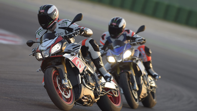 Test ride Aprilia. In pista con la RSV4 RF e la Tuono V4 1100 RR