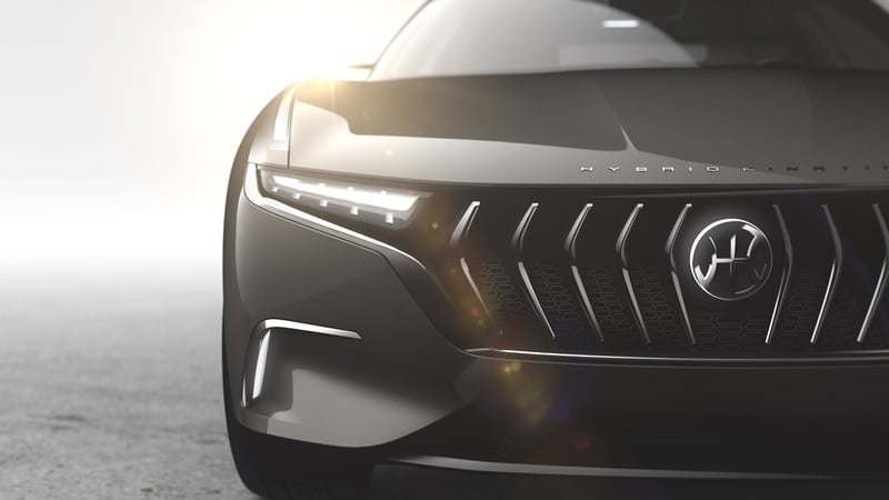 Pininfarina H600, diffusi due teaser. Arriva a Ginevra