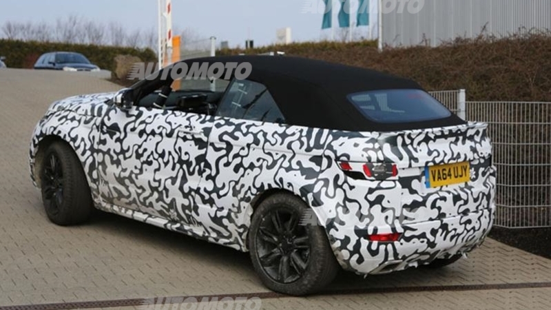 Range Rover Evoque Cabrio: sempre pi&ugrave; vicina alla produzione